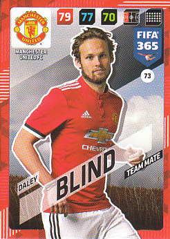 Daley Blind Manchester United 2018 FIFA 365 #73